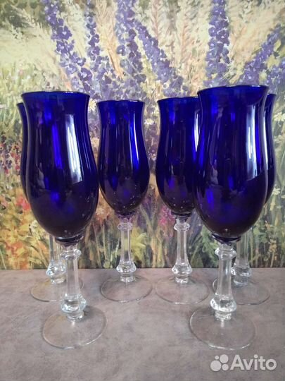 Бокалы cobalt СССР