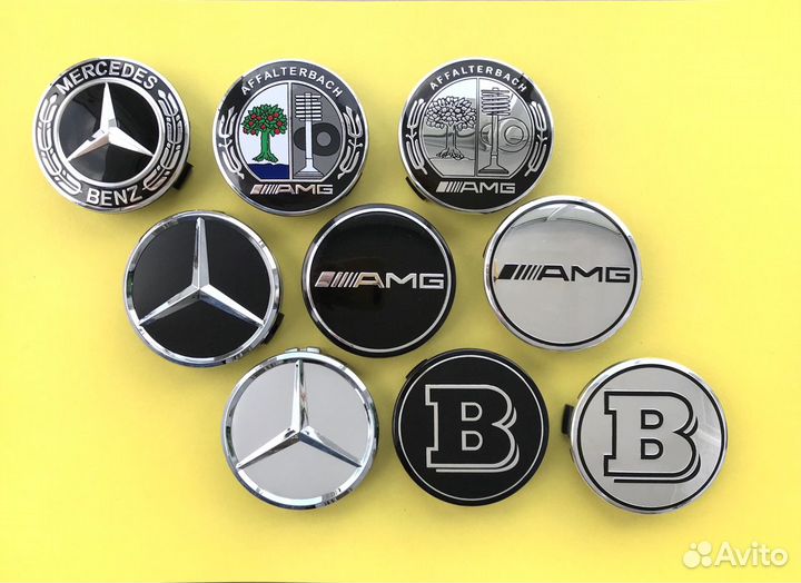 Колпачки оригинал на все модели Мерседес