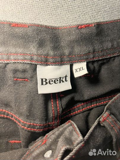 Джинсы широкие Beekt sk8