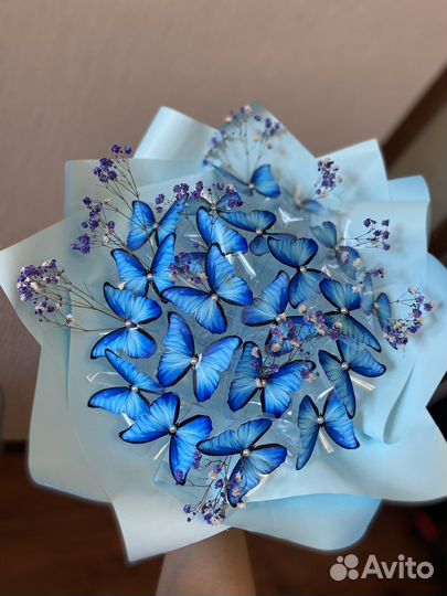 Букеты из светящихся бабочек