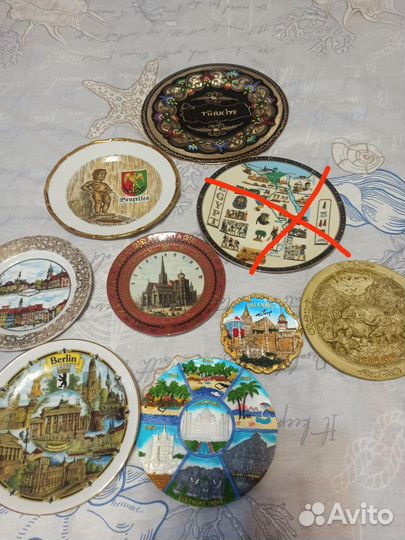 Настенные каминные тарелки разных стран