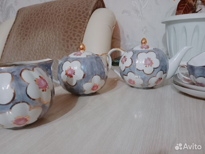 Чайный сервиз фарфоровый СССР