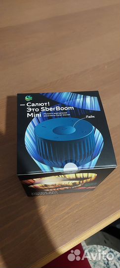 Умная колонка SberBoom mini Синий нептун