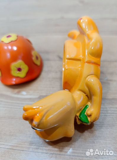 Фигурка черепахи маленькая керамическая