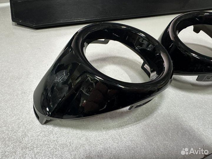 Очки туманника черный глянец ford focus 3