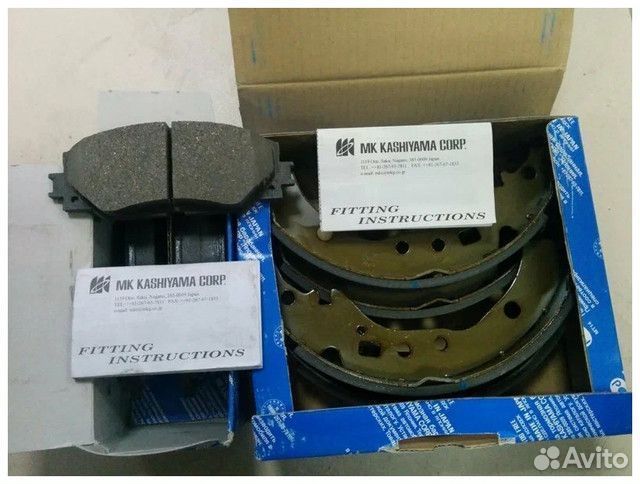 Колодки тормозные, задние (С антискрипной пластино