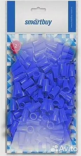 Зажим изолирующий сиз-2, синий, 100 шт
