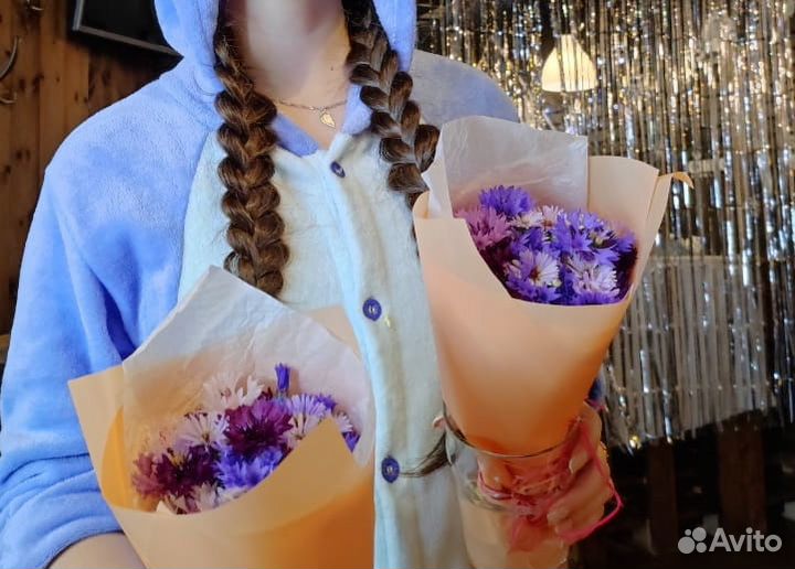 Букеты из васильков