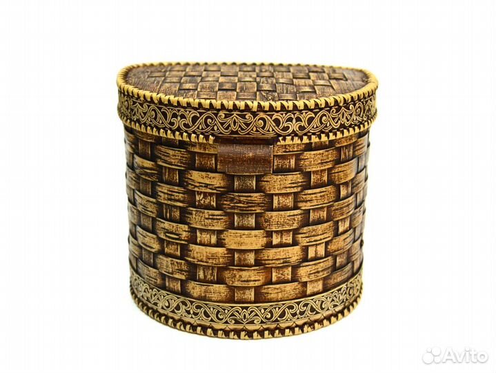 Короб из бересты плетеный большой