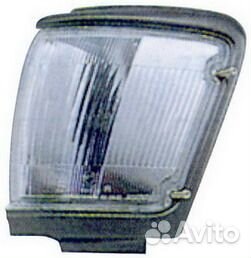 4 runner Указатель поворота угловой левый с серебр