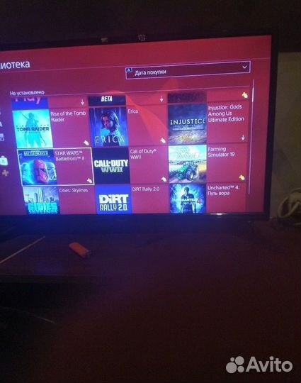 Ps4 Slim 500gb много игр