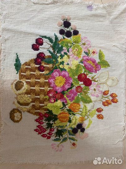 Вышивка крестиком готовая работа