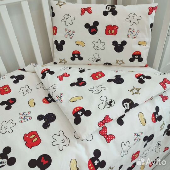 Белье постельное на кроватку 80*160