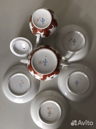 Предметы чайного сервиза Барбарис