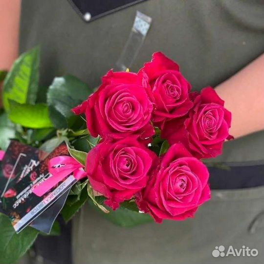 Цветы розы букет