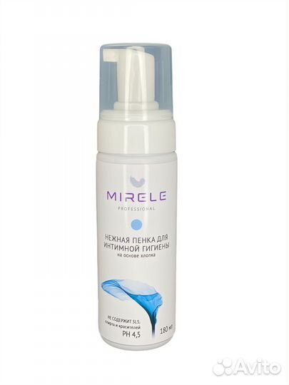 Нежная пенка для интимной гигиены PH 4,5 Mirele