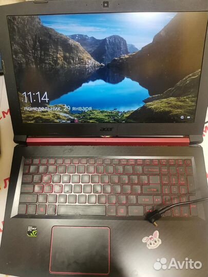 Игровой ноутбук acer nitro AN515-52 (i5 8300H, GTX