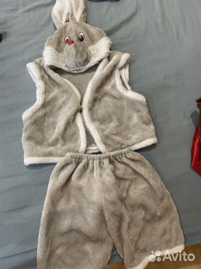 Костюм народный костюм новогодний медведь заяц