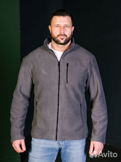 Флисовая кофта на молнии
