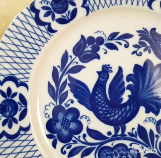 Синяя птица тарелка