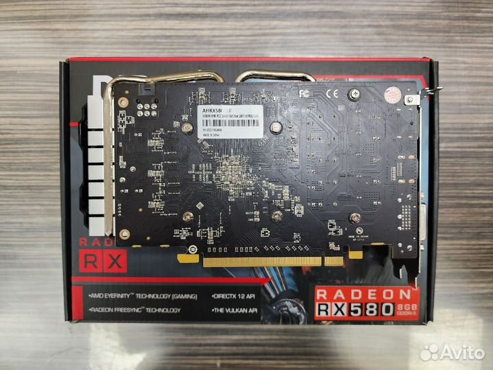 Видеокарта 8Gb Ninja ahrx58085F RX 580 б/у