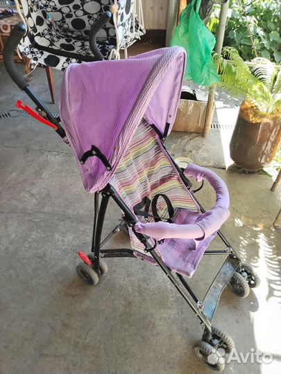 Прогулочная коляска трость бу