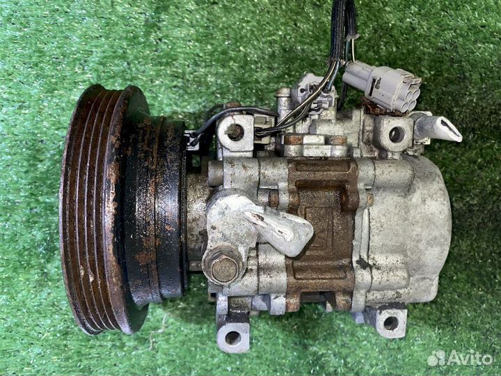 Компрессор кондиционера 4E-F Toyota Starlet EP82 1