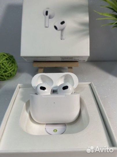 Наушники AirPods 3 premium (Гарантия + чехол)