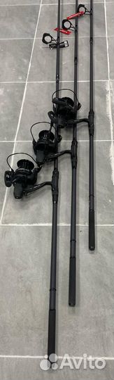 Карповый набор на 3 удилища и 3 катушки