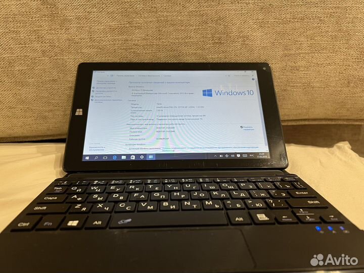Планшет с клавиатурой Irbis TW36