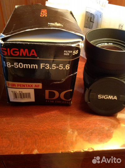 Объектив sigma 18-50mm