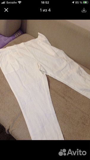 Брюки лен 54-56р