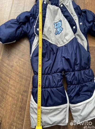 Зимний комбинезон трансформер на овчине+шапка