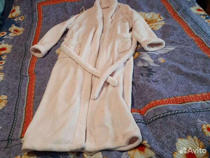 Халат женский теплый плюшевый