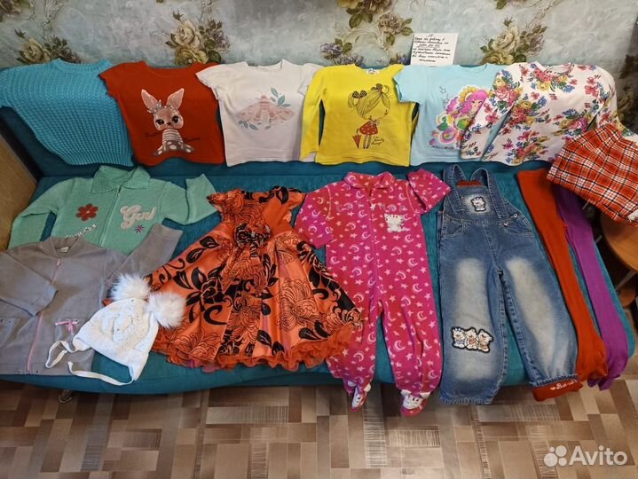 Вещи на девочку 4-6 лет