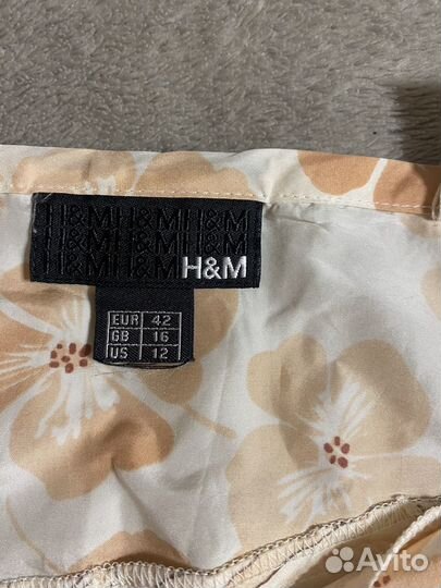 Юбка H&M 100 шелк