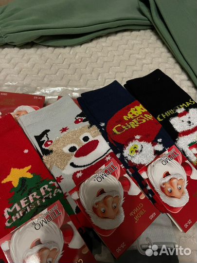 Носки новогодние детские