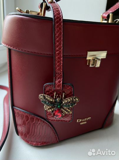 Сумка женская красная
