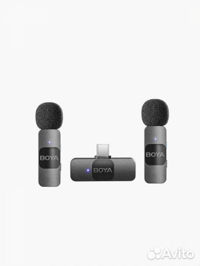 Boya BY-V2 петличный беспроводной микрофон