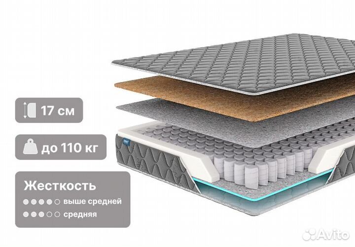 Матрас ортопедический новый