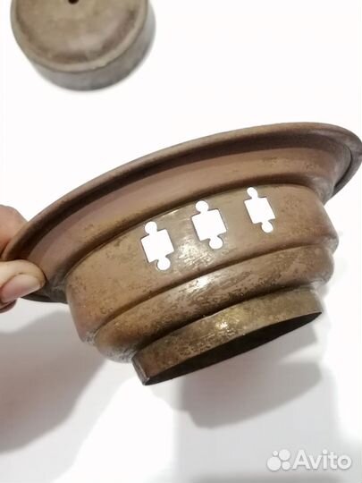 Конфорка и тушилка для угольного самовара