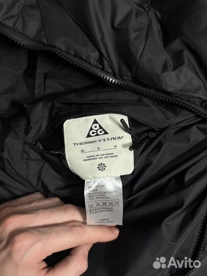 Пуховик nike acg Xl