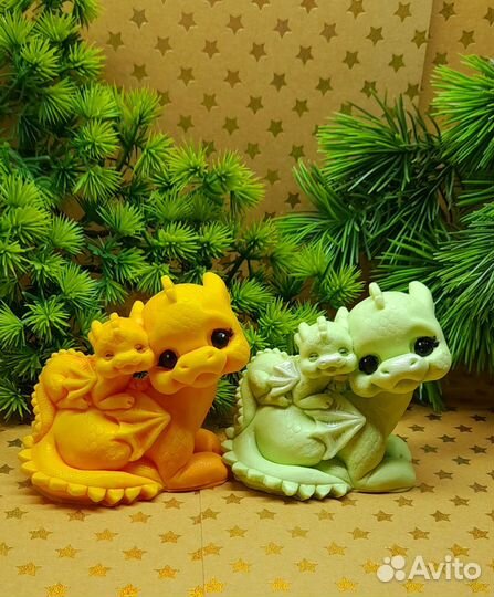 Мыло ручной работы дракон