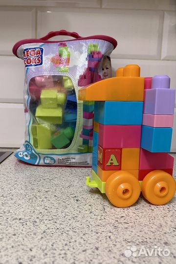 Конструктор мега блокс, пирамидка сортер