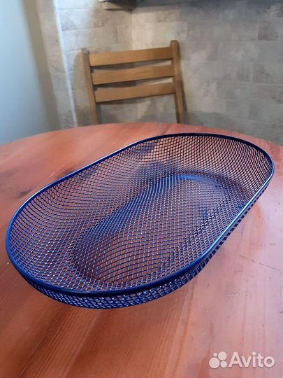 Блюдо металлическое эмалированное икеа