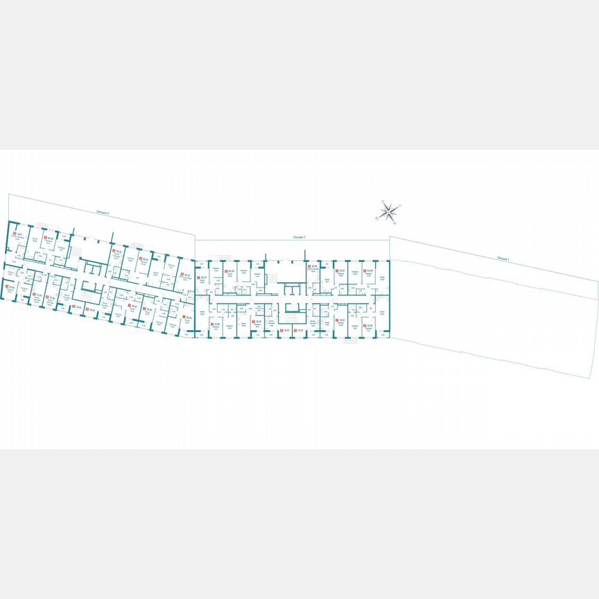 1-к. квартира, 40,2 м², 1/18 эт.