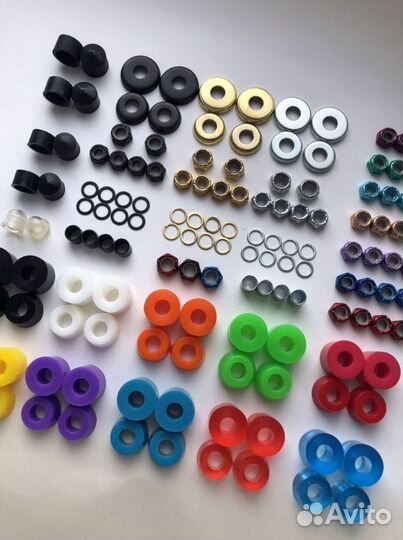 Бушинги шайбы гайки speed rings spacers скейтборд