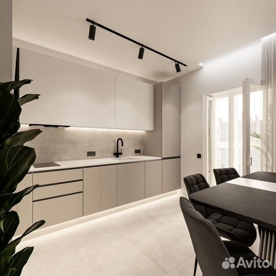 Ремонт квартир, готовое решение для однушки