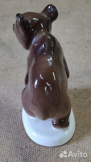 Статуэтка лфз Медведь СССР фарфор керамика