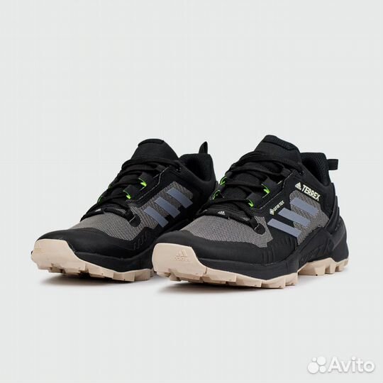 Кроссовки Adidas Terrex swift R3 GTX Black Grey